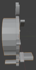 Blender screenshot showing issue