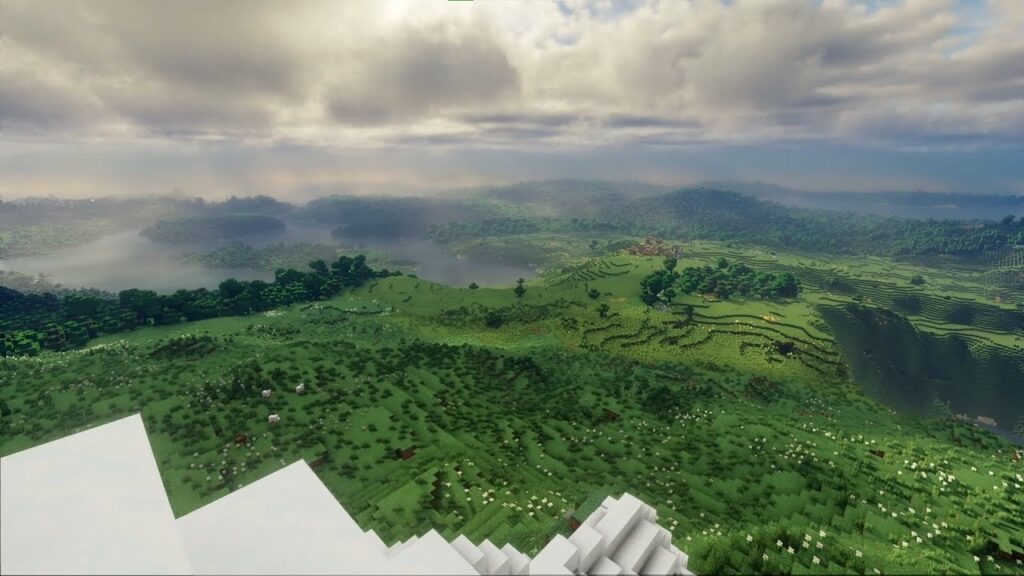 Minecraft landscape